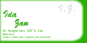 ida zam business card